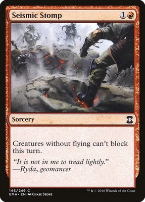 Seismic Stomp EMA 146 NM Magic: The Gathering