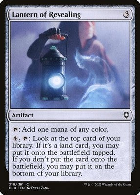 Lantern of Revealing CLB 318 NM Magic: The Gathering