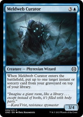 Meldweb Curator ONE 59 NM Magic: The Gathering
