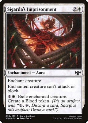 Sigarda's Imprisonment VOW 35 NM Magic: The Gathering