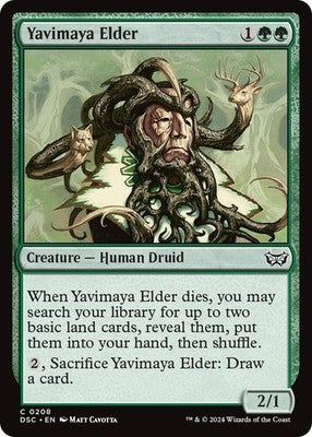 Yavimaya Elder DSC 208 NM Magic: The Gathering