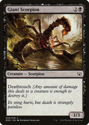 Giant Scorpion DDR 50 NM Magic: The Gathering