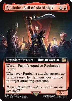 Raubahn, Bull of Ala Mhigo FIN 465 NM Magic: The Gathering