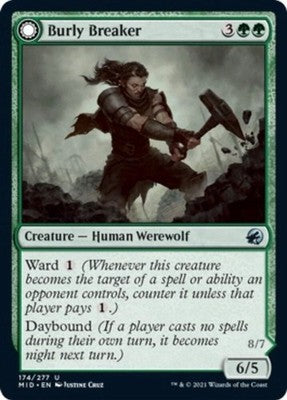 Burly Breaker // Dire-Strain Demolisher MID 174 NM Magic: The Gathering