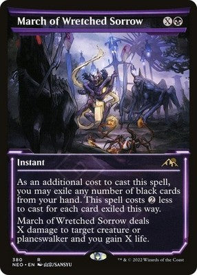 March of Wretched Sorrow NEO 380 NM Magic: The Gathering