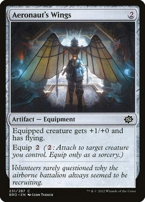 Aeronaut's Wings BRO 231 NM Magic: The Gathering