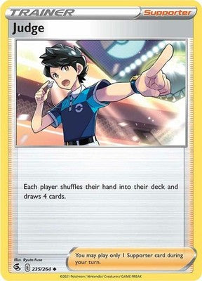 Judge 235/264 SWSH08: Fusion Strike Pokémon TCG