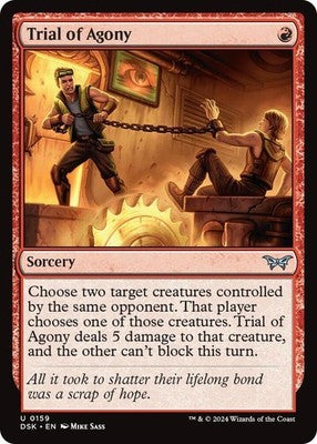 Trial of Agony DSK 159 NM Magic: The Gathering