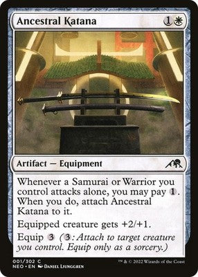 Ancestral Katana NEO 1 NM Magic: The Gathering