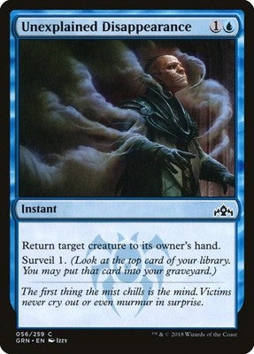 Unexplained Disappearance GRN 56 NM Magic: The Gathering