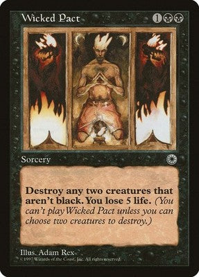 Wicked Pact POR 117 NM Magic: The Gathering