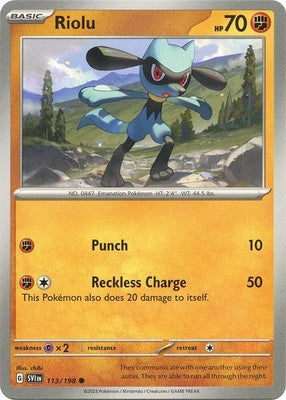 Riolu 113/198 SV01: Scarlet & Violet Base Set Pokémon TCG