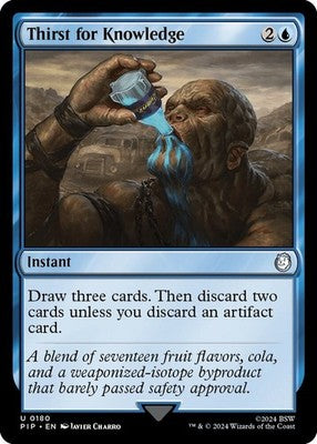 Thirst for Knowledge PIP 180 NM Magic: The Gathering