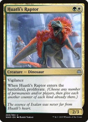 Huatli's Raptor WAR 200 NM Magic: The Gathering