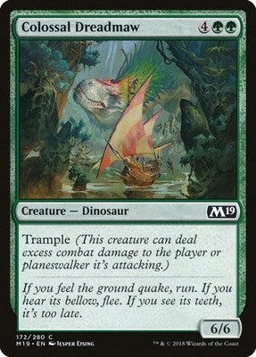 Colossal Dreadmaw M19 172 NM Magic: The Gathering