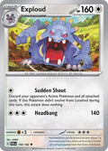 Exploud 150/182 SV04: Paradox Rift Pokémon TCG