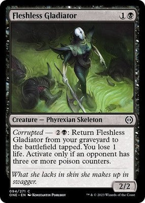 Fleshless Gladiator ONE 94 NM Magic: The Gathering