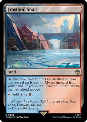 Frostboil Snarl WHO 282 NM Magic: The Gathering