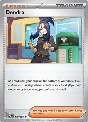 Dendra 179/193 SV02: Paldea Evolved Reverse Holofoil Pokémon TCG