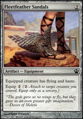 Fleetfeather Sandals Theros 216 C Magic: The Gathering Near Mint