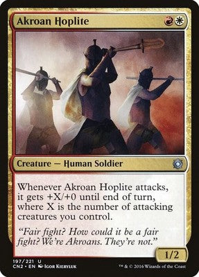 Akroan Hoplite CN2 197 LP Magic: The Gathering