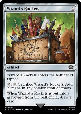 Wizard's Rockets LTR 252 NM Magic: The Gathering
