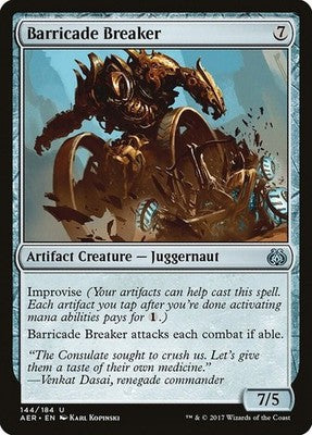 Barricade Breaker AER 144 NM Magic: The Gathering