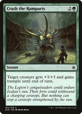 Crash the Ramparts XLN 182 NM Magic: The Gathering