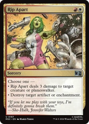 Rip Apart MSC 187 NM Magic: The Gathering