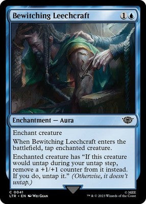 Bewitching Leechcraft LTR 41 NM Magic: The Gathering