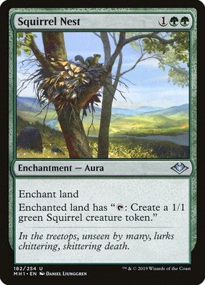 Squirrel Nest MH1 182 NM Magic: The Gathering