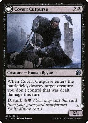 Covert Cutpurse // Covetous Geist MID 92 NM Magic: The Gathering