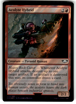 Acolyte Hybrid (Surge Foil) Universes Beyond: Warhammer 40,000 70 U Foil