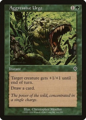 Aggressive Urge INV 181 LP Magic: The Gathering