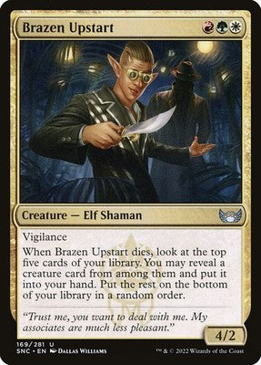 Brazen Upstart SNC 169 NM Magic: The Gathering