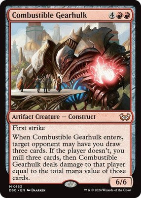 Combustible Gearhulk DSC 163 NM Magic: The Gathering