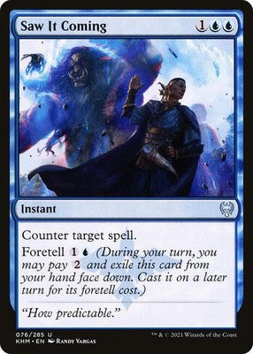 Saw It Coming KHM 76 NM Magic: The Gathering