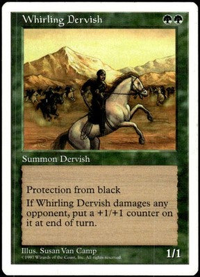 Whirling Dervish Fifth Edition U Magic: The Gathering Lightly Played