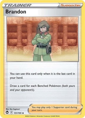 Brandon 151/195 SWSH12: Silver Tempest Pokémon TCG