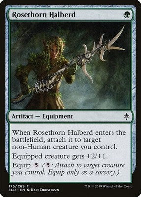 Rosethorn Halberd ELD 175 NM Magic: The Gathering