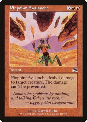Pinpoint Avalanche ONS 221 NM Magic: The Gathering