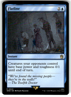 Flatline Universes Beyond: Doctor Who 43 R Magic: The Gathering Near Mint