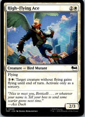 High-Flying Ace 0009 Common Teenage Mutant Ninja Turtles Magic: The Gathering NM