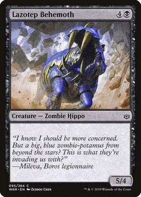 Lazotep Behemoth WAR 95 NM Magic: The Gathering