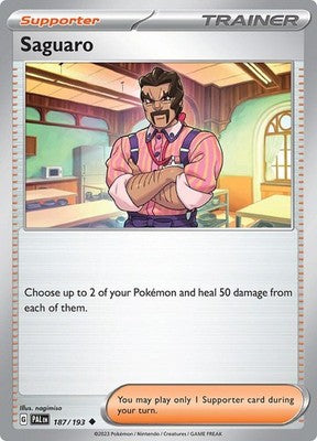 Saguaro 187/193 SV02: Paldea Evolved Pokémon TCG