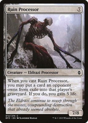Ruin Processor BFZ 12 NM Magic: The Gathering