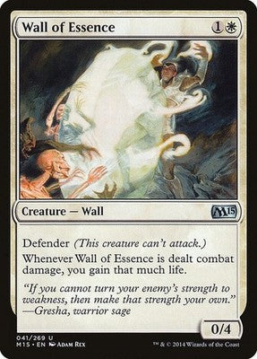 Wall of Essence M15 41 NM Magic: The Gathering