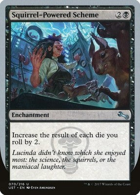 Squirrel-Powered Scheme UST 70 NM Magic: The Gathering