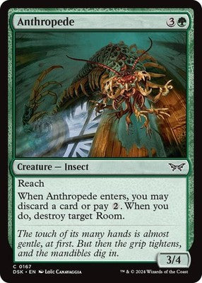 Anthropede DSK 167 Foil NM Magic: The Gathering