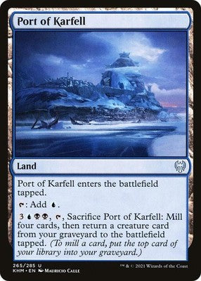 Port of Karfell KHM 265 LP Magic: The Gathering